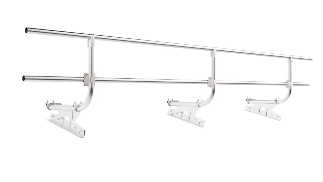 Ограждение кровельное 3м H-60см для фальца оцинковка BORGE купить в Санкт-Петербурге