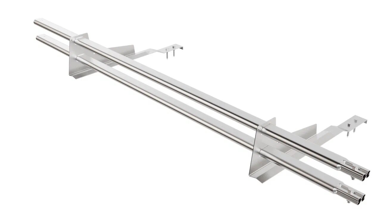 Снегозадержатель трубчатый 2оп 1.5м для черепицы оцинковка BORGE купить в Санкт-Петербурге