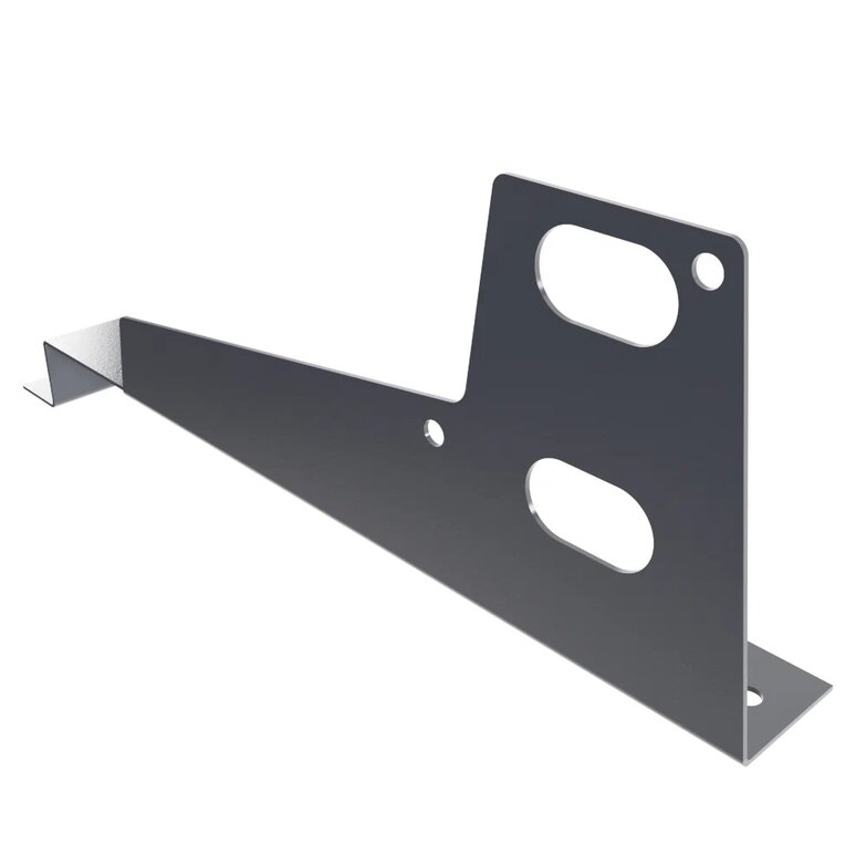 Универсальный кронштейн для композитной черепицы оцинк. темно-серый матовый (7024 matt) BORGE купить в Санкт-Петербурге
