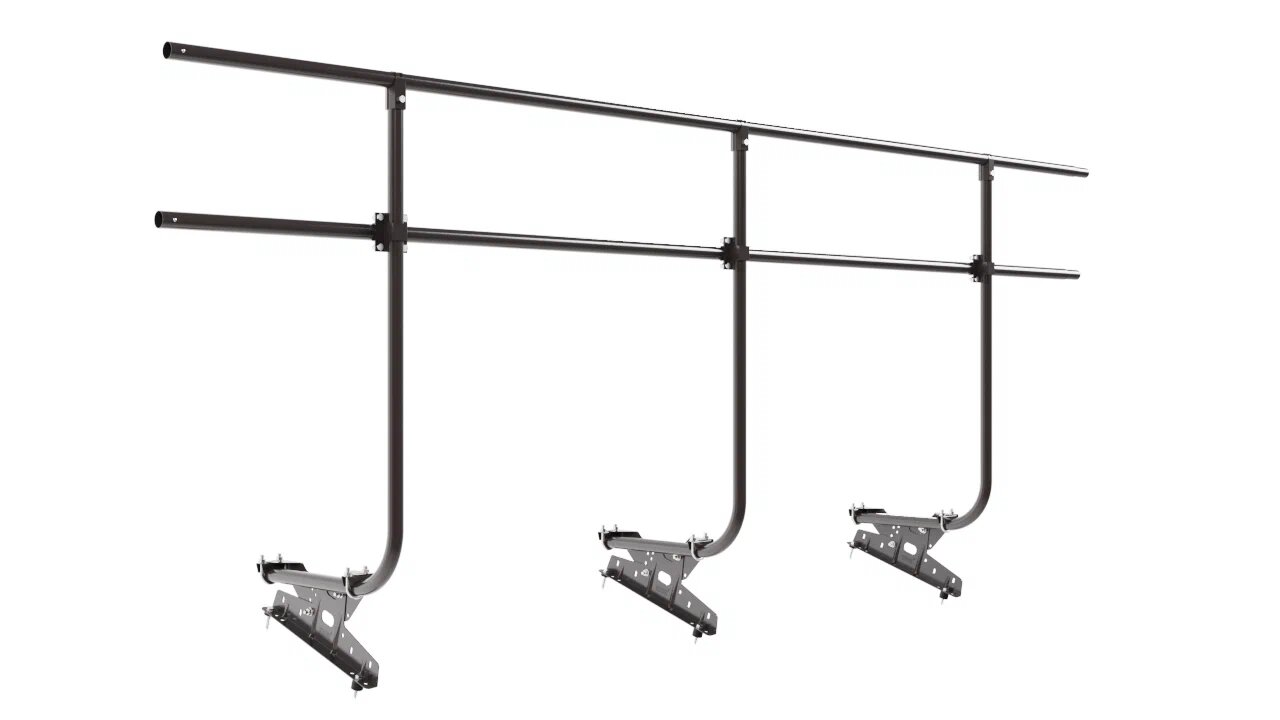 Кровельное ограждение Borge для металлочерепицы и битумной черепицы 3м H=1200 купить в Санкт-Петербурге