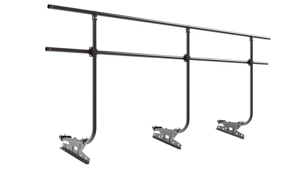 Кровельное ограждение Borge для фальцевой кровли 3м H=1200 купить в Санкт-Петербурге