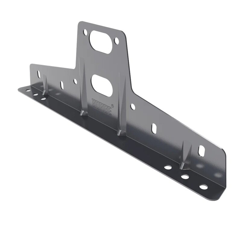Универсальный кронштейн для металлочерепицы, профнастила, материалов на основе битума, оцинкованный BORGE купить в Санкт-Петербурге