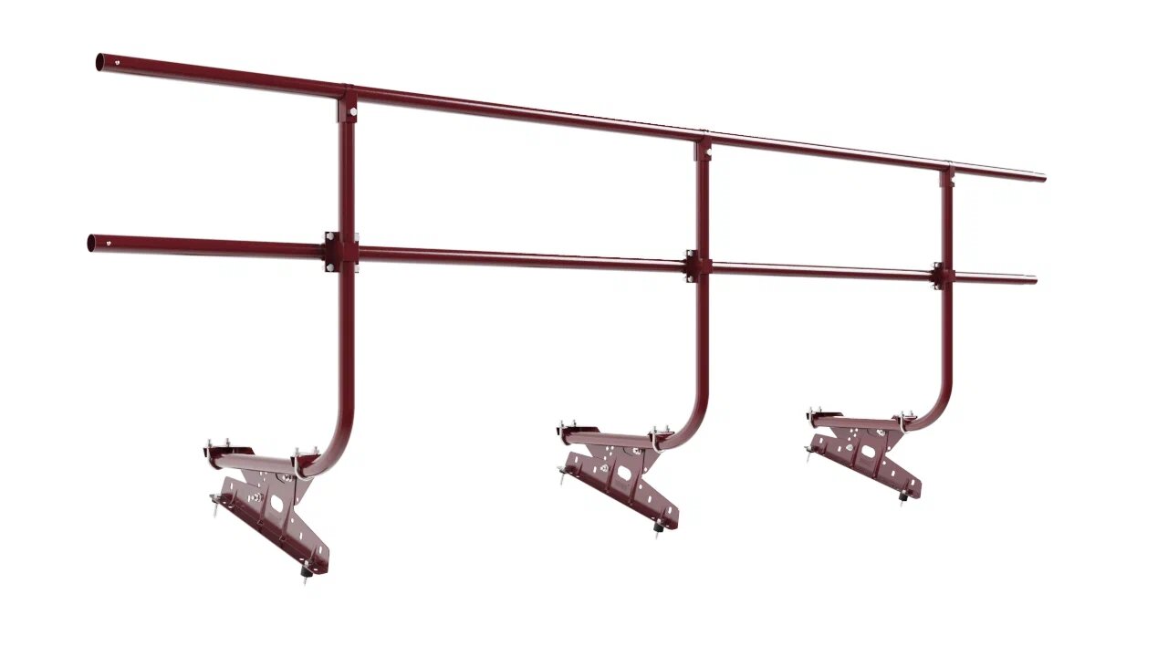 Кровельное ограждение Borge для металлочерепицы и битумной черепицы 3м H=900 купить в Санкт-Петербурге