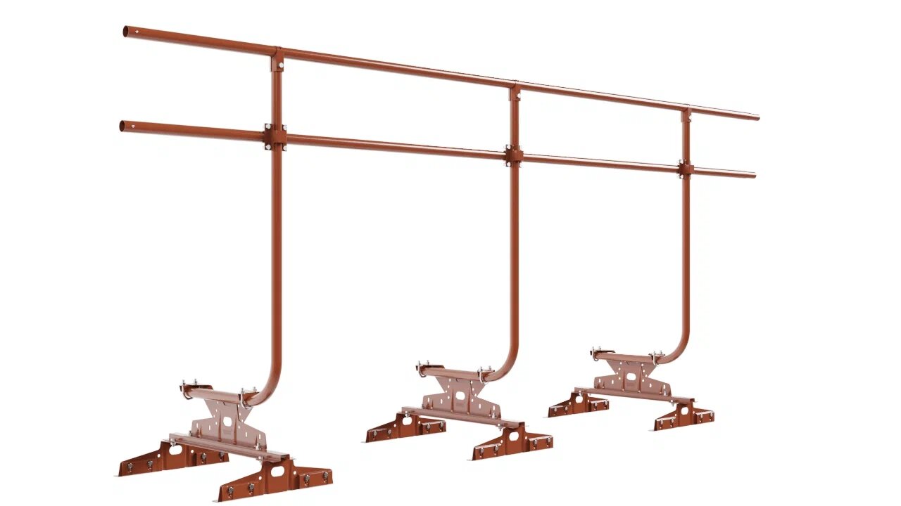 Ограждение кровельное 3м H-120см для параллельного фальца BORGE купить в Санкт-Петербурге