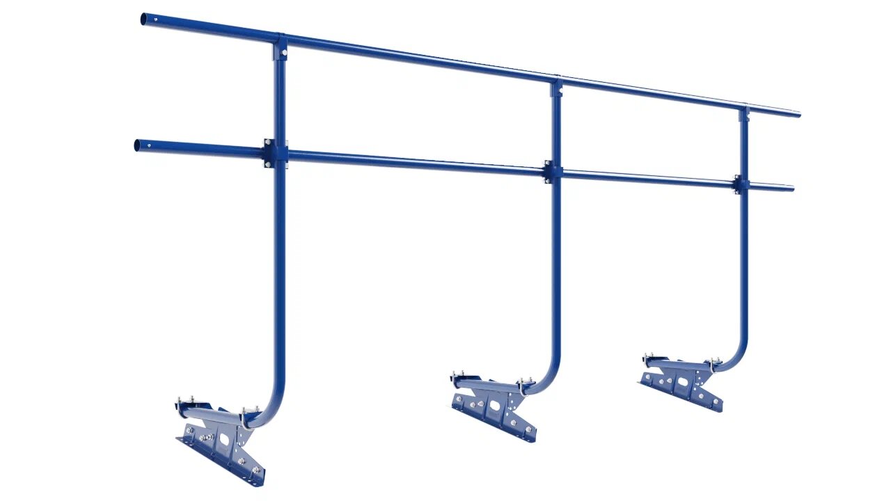 Кровельное ограждение Borge для фальцевой кровли 3м H=1200 купить в Санкт-Петербурге