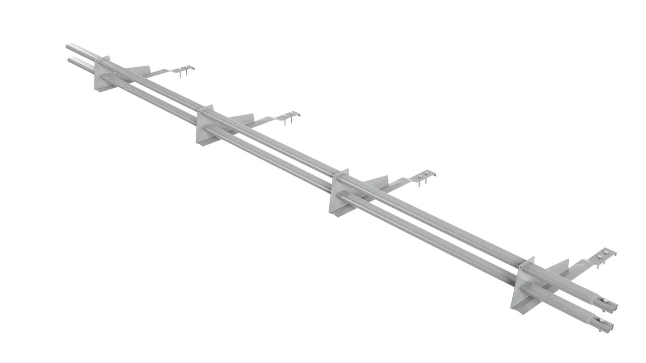 Снегозадержатель трубчатый BORGE для композитной черепицы   3м купить в Санкт-Петербурге