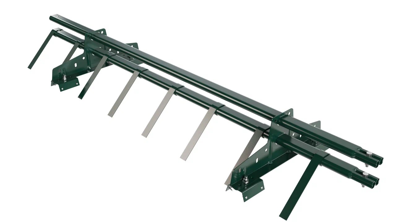 Снегозадержатель трубчатый 2оп 1.5м для профнастила Н-60 Н-75 BORGE купить в Санкт-Петербурге