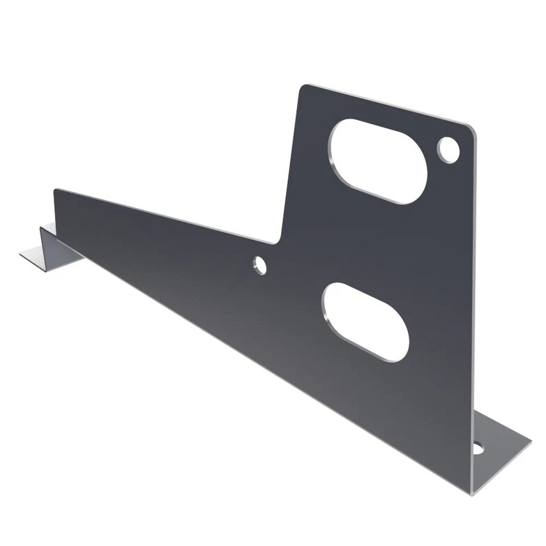 Универсальный кронштейн д/МЧ с высокой ступенькой, оцинкованный 350мм BORGE купить в Санкт-Петербурге