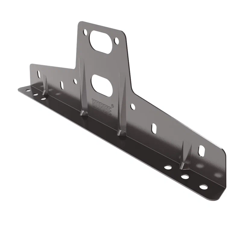 Универсальный кронштейн для металлочерепицы, профнастила, материалов на основе битума, оцинкованный BORGE купить в Санкт-Петербурге