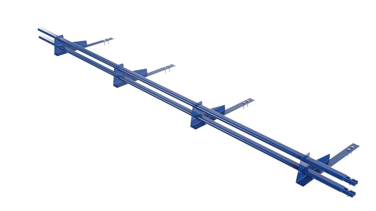 Снегозадержатель трубчатый BORGE для битумной черепицы 3м купить в Санкт-Петербурге