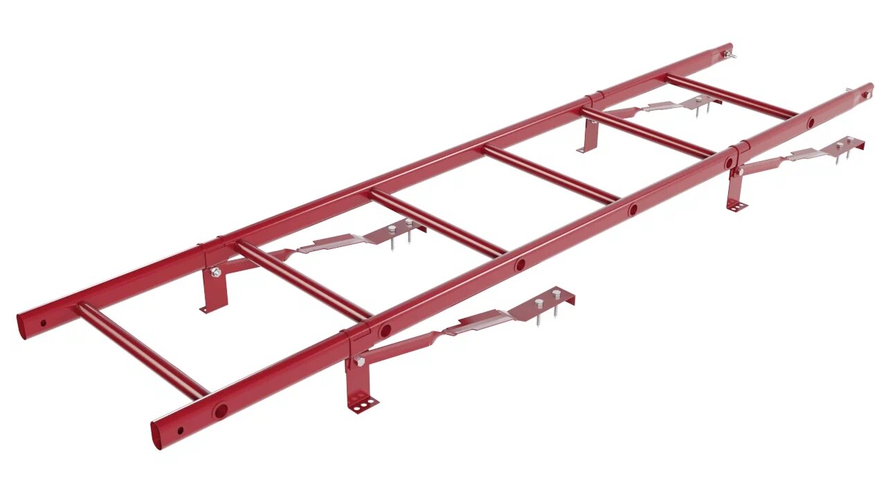 Комплект кровельной лестницы Borge для натуральной черепицы, 1,8 м купить в Санкт-Петербурге
