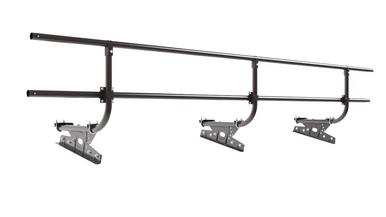 Ограждение кровельное 3м H-60см для фальца матовое BORGE купить в Санкт-Петербурге