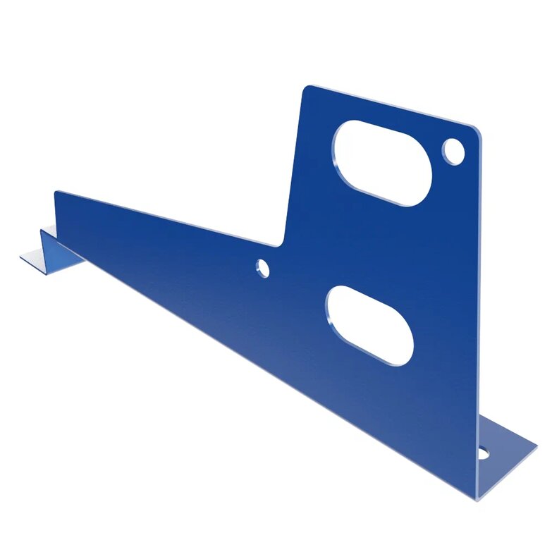 Универсальный кронштейн д/МЧ с высокой ступенькой, оцинкованный 350мм BORGE купить в Санкт-Петербурге