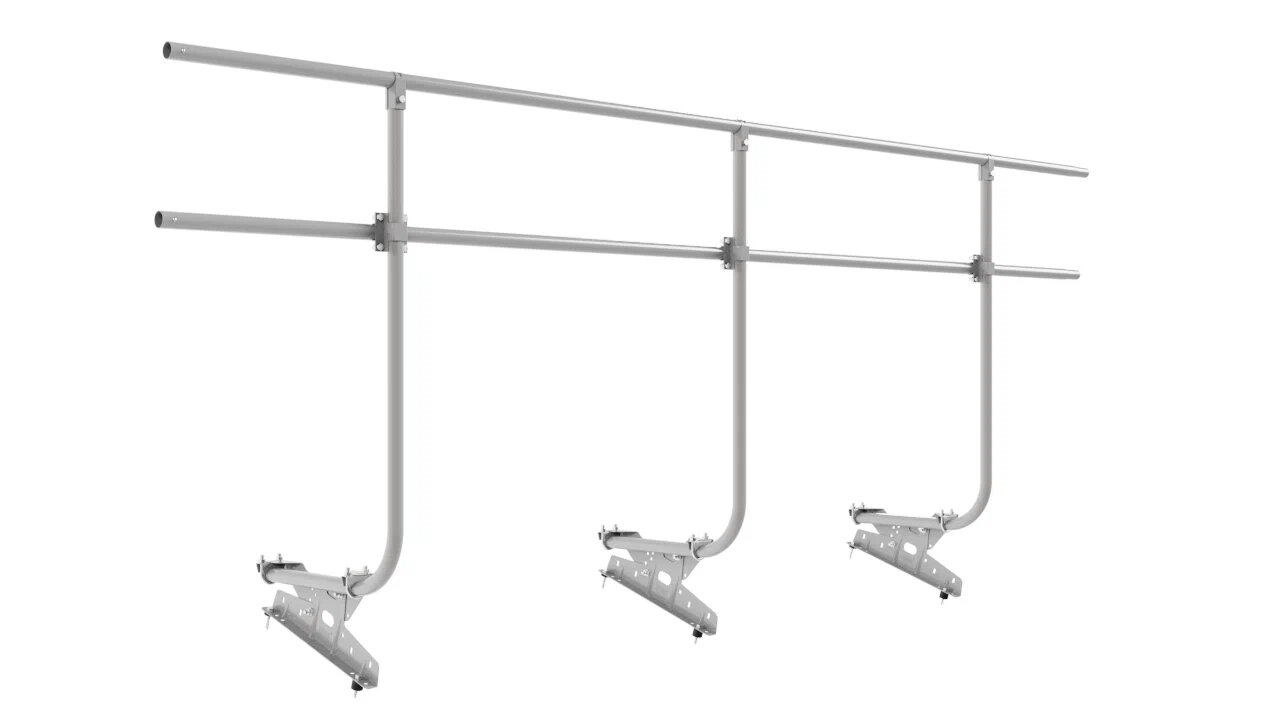 Кровельное ограждение Borge для металлочерепицы и битумной черепицы 3м H=1200 купить в Санкт-Петербурге