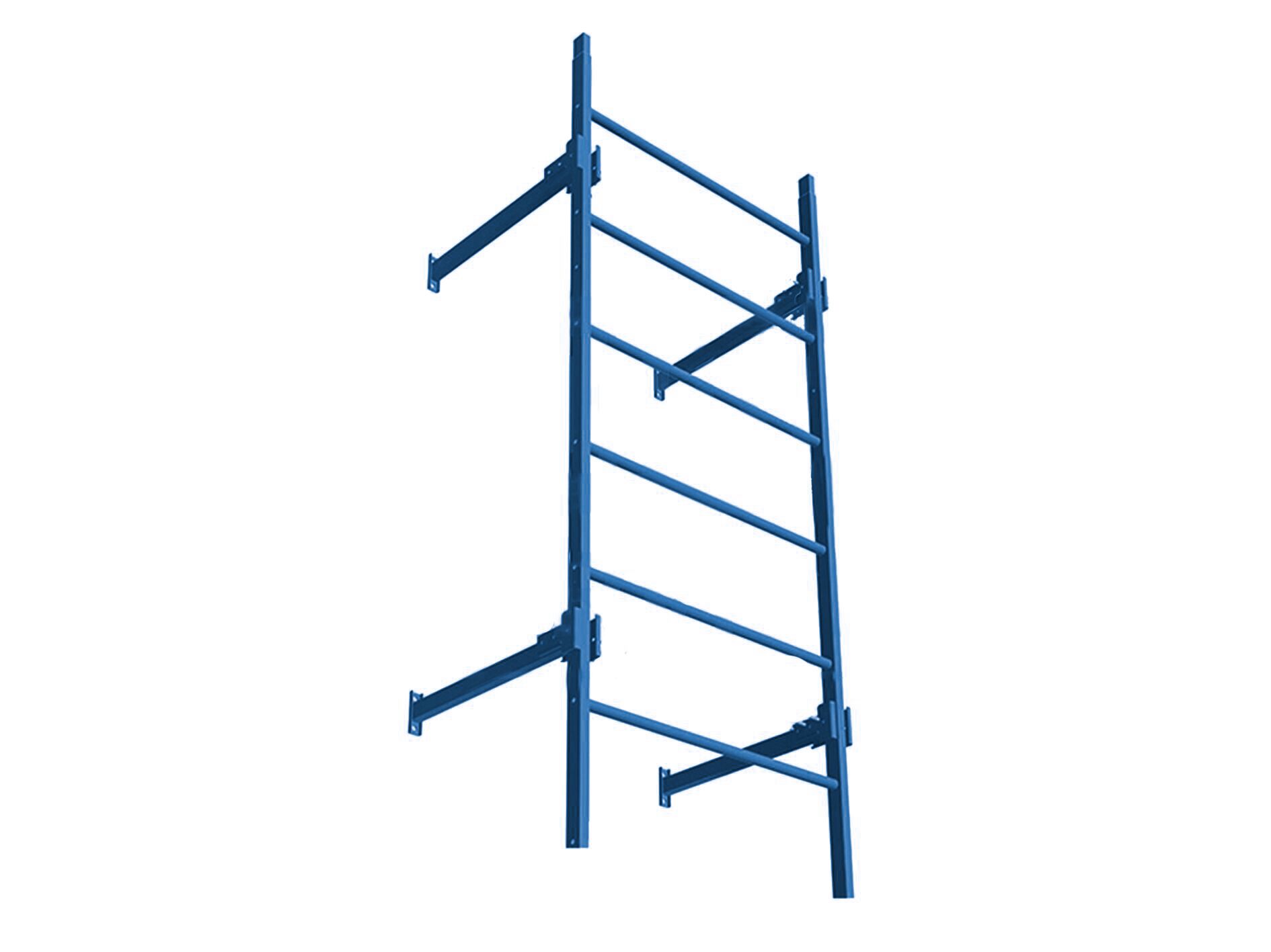 Секция пожарной лестницы 1м 800 оцинк. CZn BORGE купить в Санкт-Петербурге