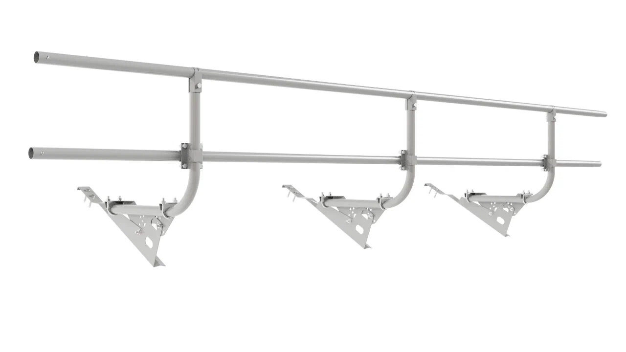 Кровельное ограждение Borge для натуральной черепицы 3м H=600 купить в Санкт-Петербурге