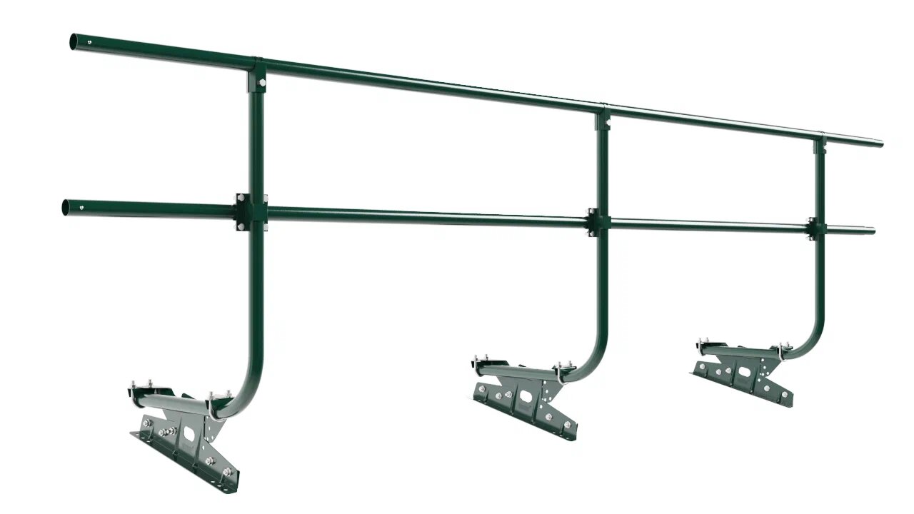 Кровельное ограждение Borge для фальцевой кровли 3м H=900 купить в Санкт-Петербурге