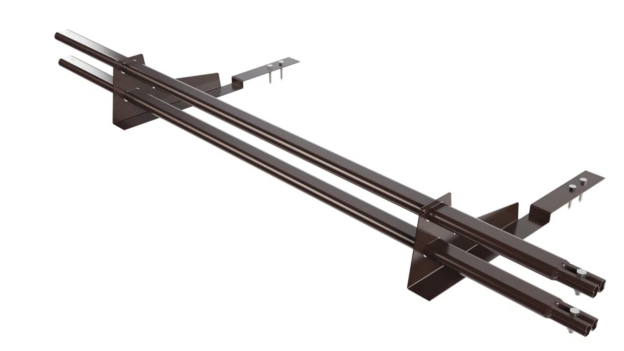 Снегозадержатель трубчатый 2оп 1.5м для композитной черепицы BORGE купить в Санкт-Петербурге