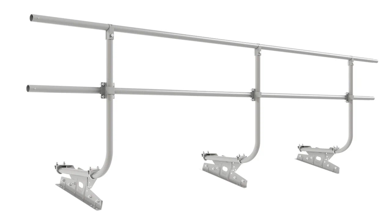 Кровельное ограждение Borge для фальцевой кровли 3м H=900 купить в Санкт-Петербурге