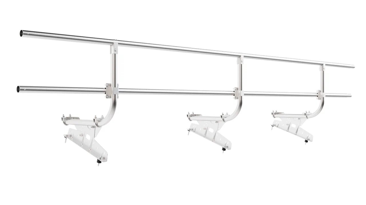 Ограждение кровельное 3м H-60см оцинковка BORGE купить в Санкт-Петербурге