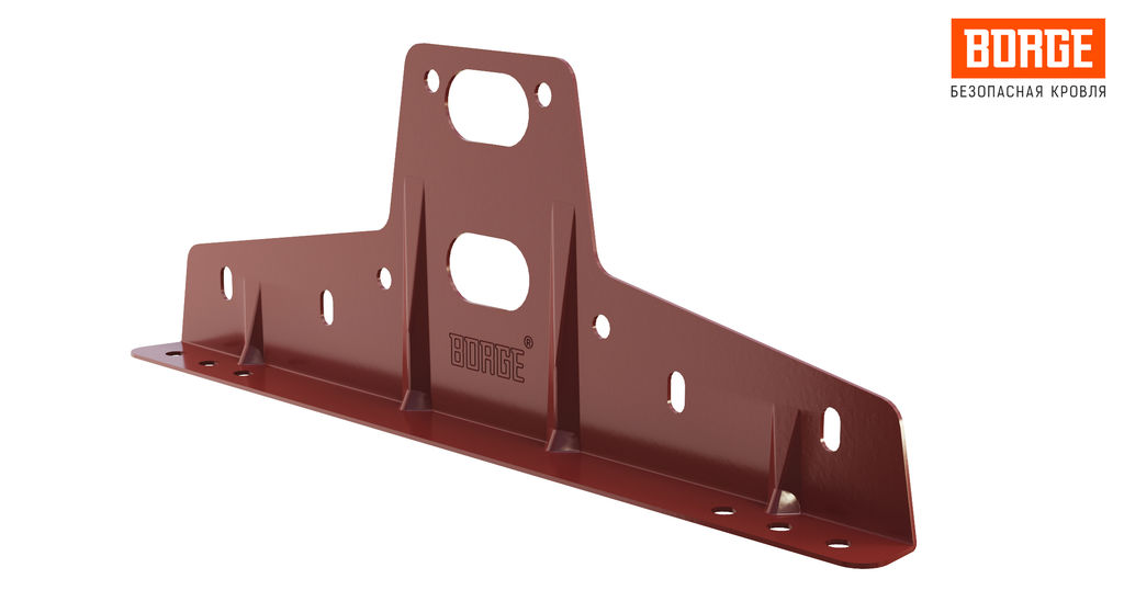 Снегозадержатель трубчатый BORGE для металлочерепицы/профлиста/битумной черепицы 3м, матовый купить в Санкт-Петербурге