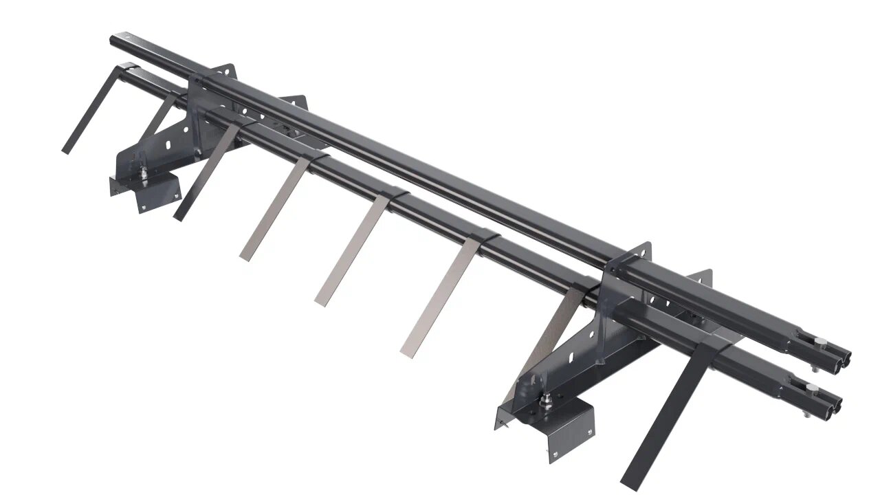 Снегозадержатель трубчатый 2оп 1.5м для профнастила Н-114 матовый BORGE купить в Санкт-Петербурге