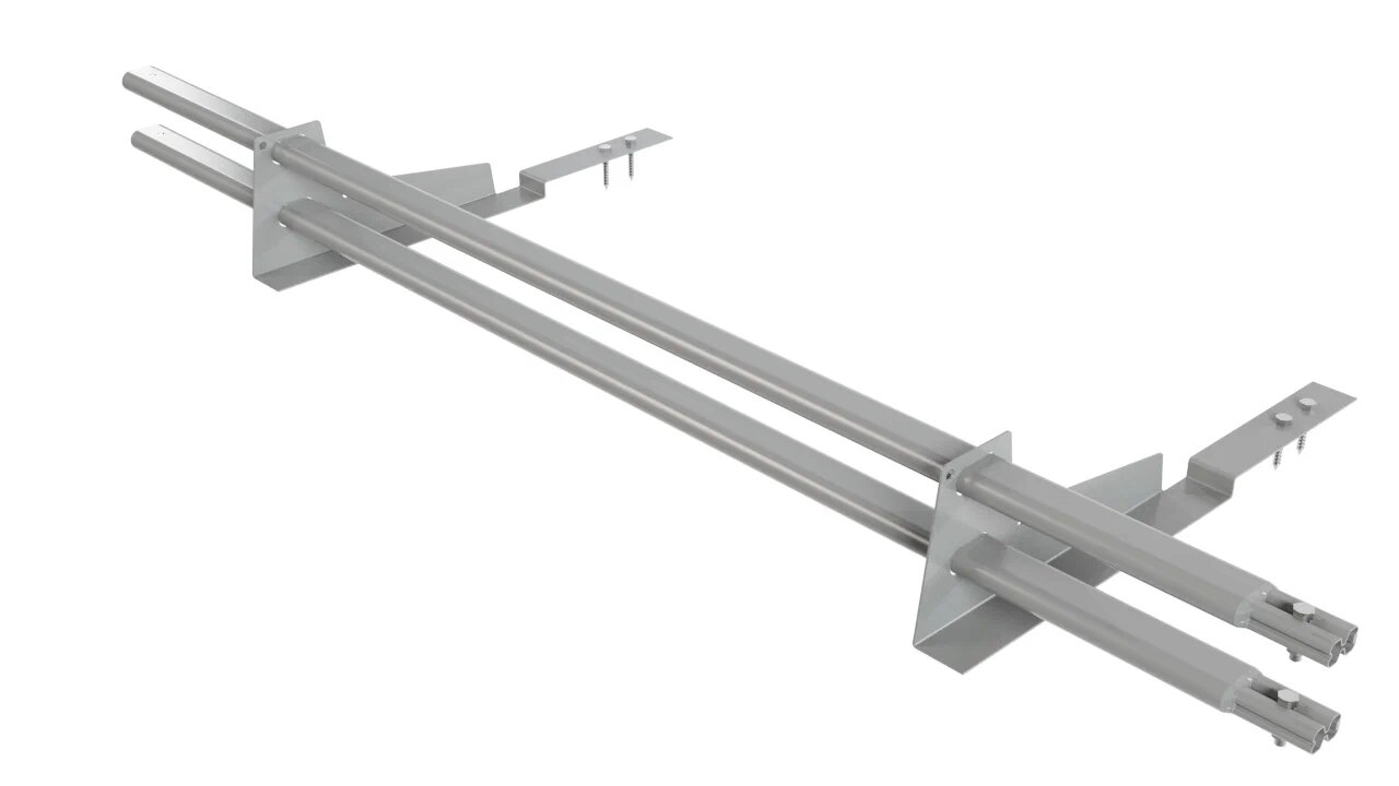 Снегозадержатель трубчатый 2оп 1.5м для композитной черепицы BORGE купить в Санкт-Петербурге