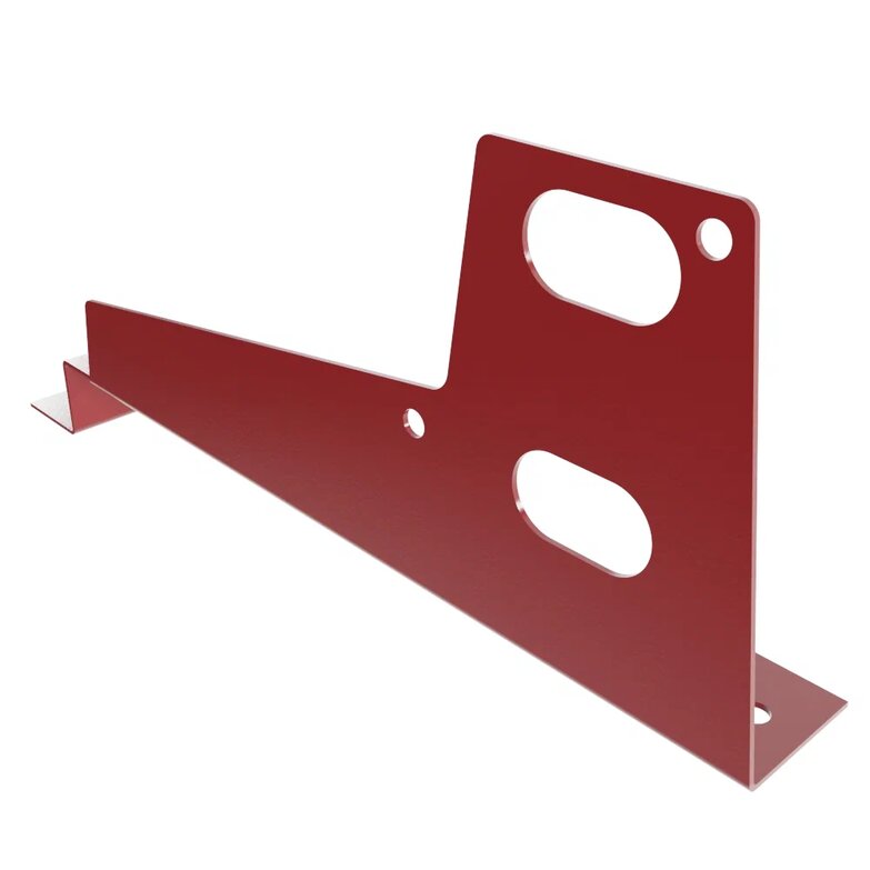 Универсальный кронштейн д/МЧ с высокой ступенькой, оцинкованный 350мм BORGE купить в Санкт-Петербурге