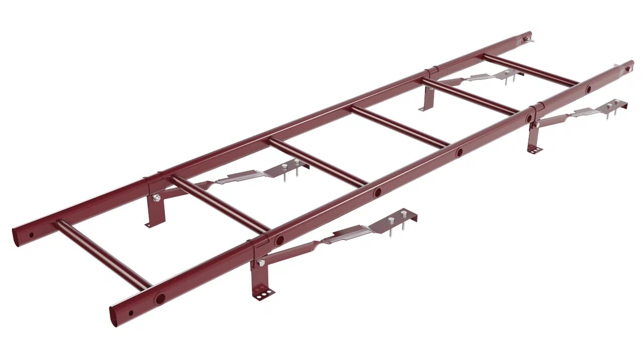 Комплект кровельной лестницы Borge для натуральной черепицы, 1,8 м купить в Санкт-Петербурге