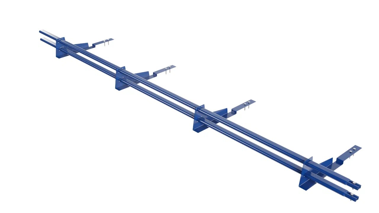 Снегозадержатель трубчатый BORGE для композитной черепицы   3м купить в Санкт-Петербурге