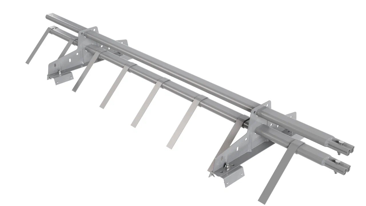 Снегозадержатель трубчатый 2оп 1.5м для профнастила Н-60 Н-75 BORGE купить в Санкт-Петербурге