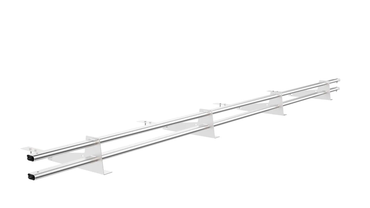 Снегозадержатель трубчатый 4оп 3м для композитной черепицы оцинковка BORGE купить в Санкт-Петербурге