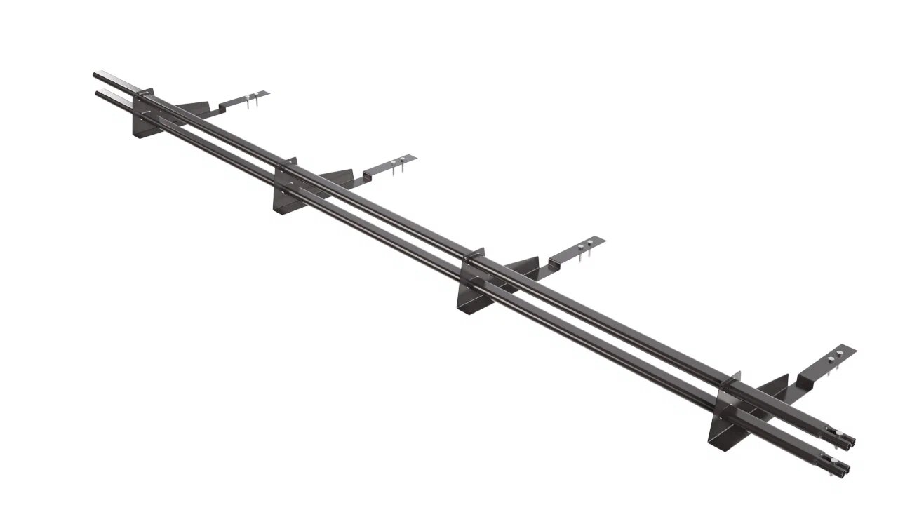 Снегозадержатель трубчатый BORGE для композитной черепицы   3м купить в Санкт-Петербурге