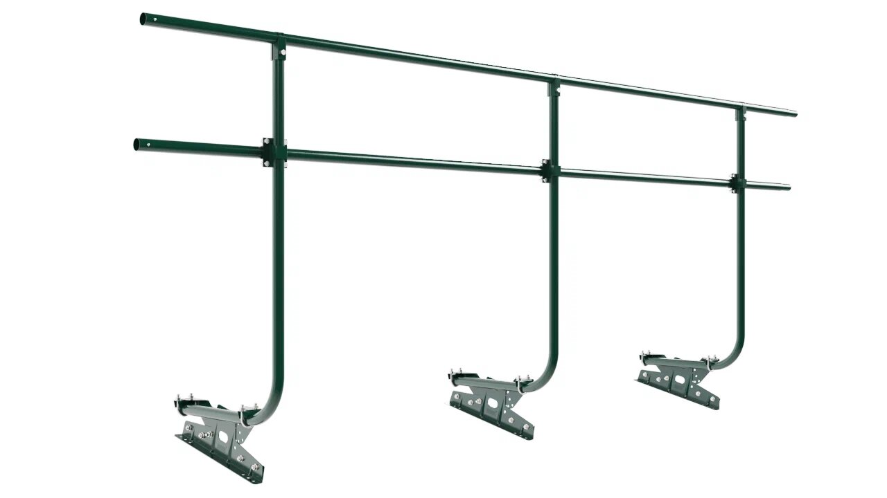 Кровельное ограждение Borge для фальцевой кровли 3м H=1200 купить в Санкт-Петербурге