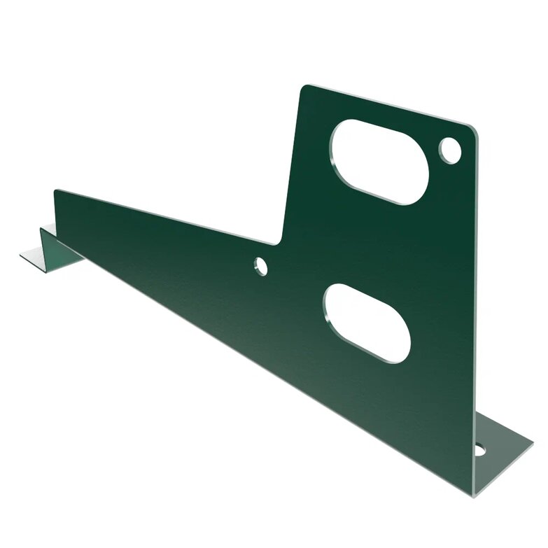 Универсальный кронштейн д/МЧ с высокой ступенькой, оцинкованный 350мм BORGE купить в Санкт-Петербурге