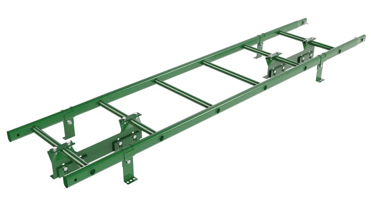 Комплект кровельной лестницы Borge для фальцевой кровли, 1,8 м купить в Санкт-Петербурге