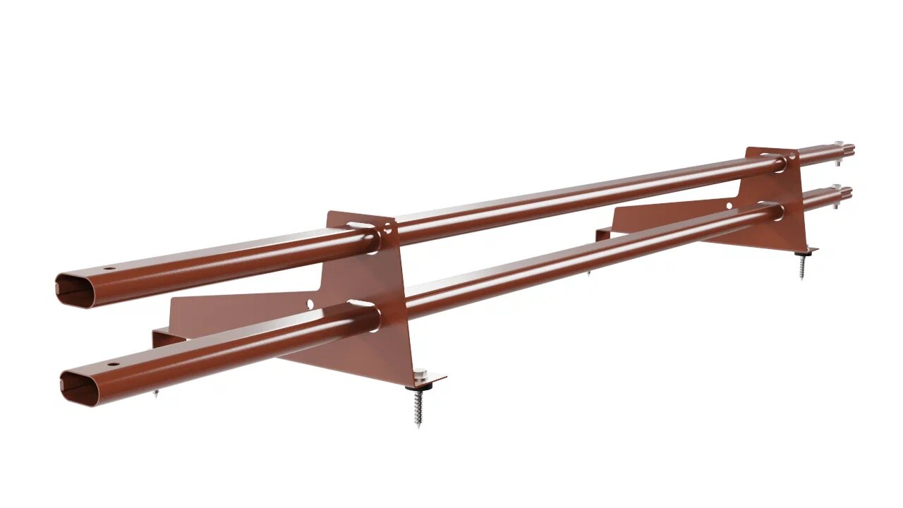 Снегозадержатель трубчатый 2оп 1.5м д/МЧ с выс. ступ 350мм BORGE купить в Санкт-Петербурге