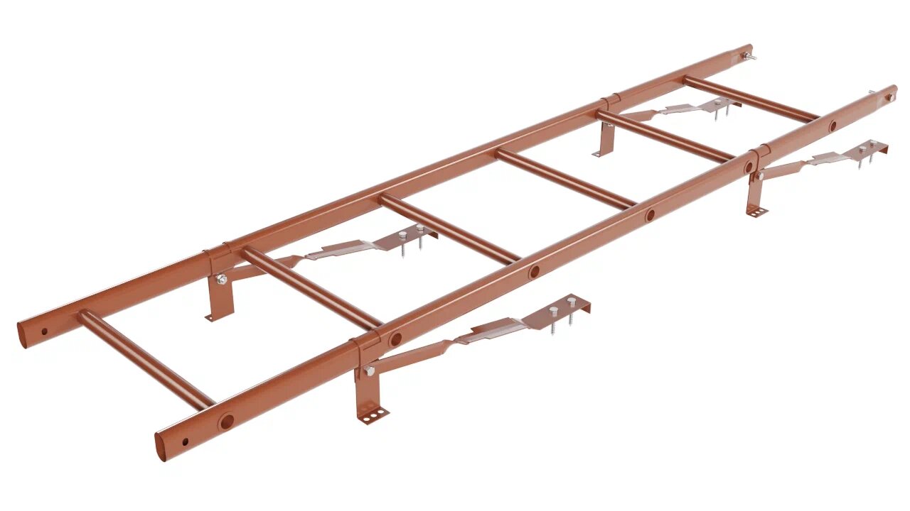 Комплект кровельной лестницы Borge для натуральной черепицы, 1,8 м купить в Санкт-Петербурге