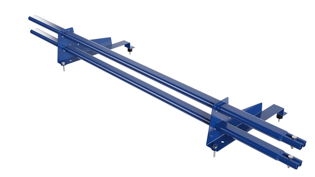 Снегозадержатель трубчатый 2оп 1.5м д/МЧ с выс. ступ 400мм BORGE купить в Санкт-Петербурге
