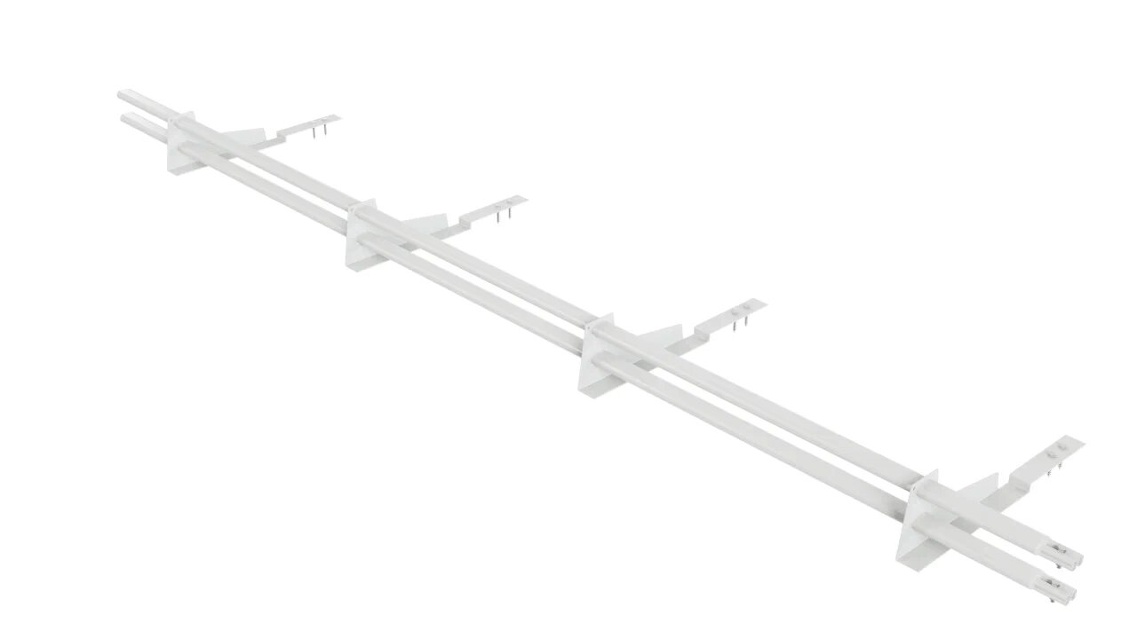 Снегозадержатель трубчатый BORGE для композитной черепицы   3м купить в Санкт-Петербурге