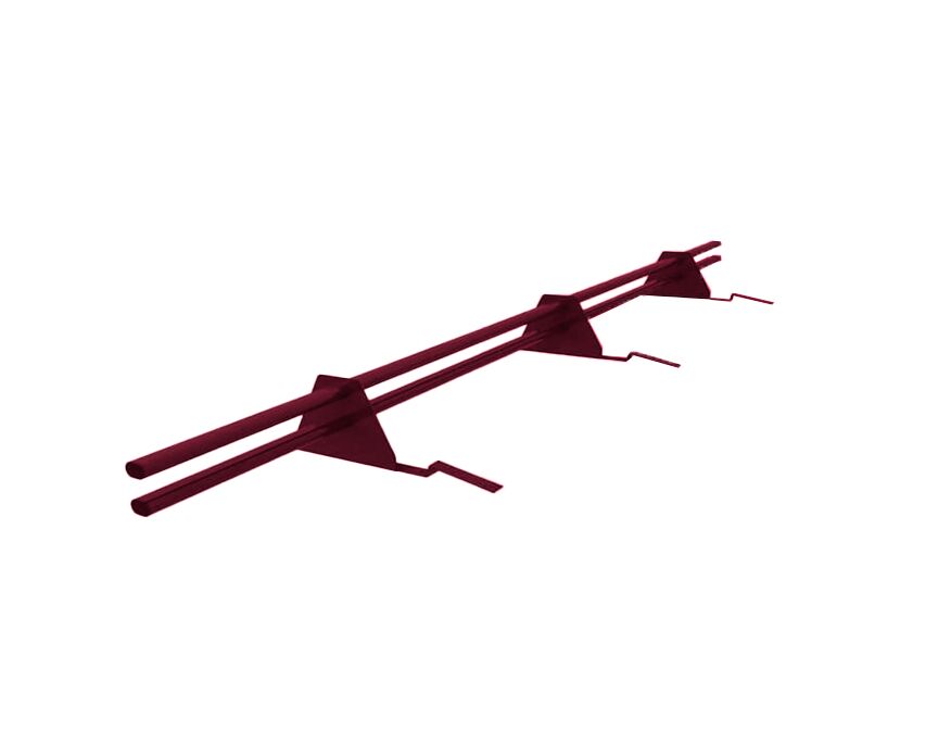 Снегозадержатель трубчатый для композит. черепицы 45х25мм 3м (4 оп) оцинк. D-Bork купить в Санкт-Петербурге