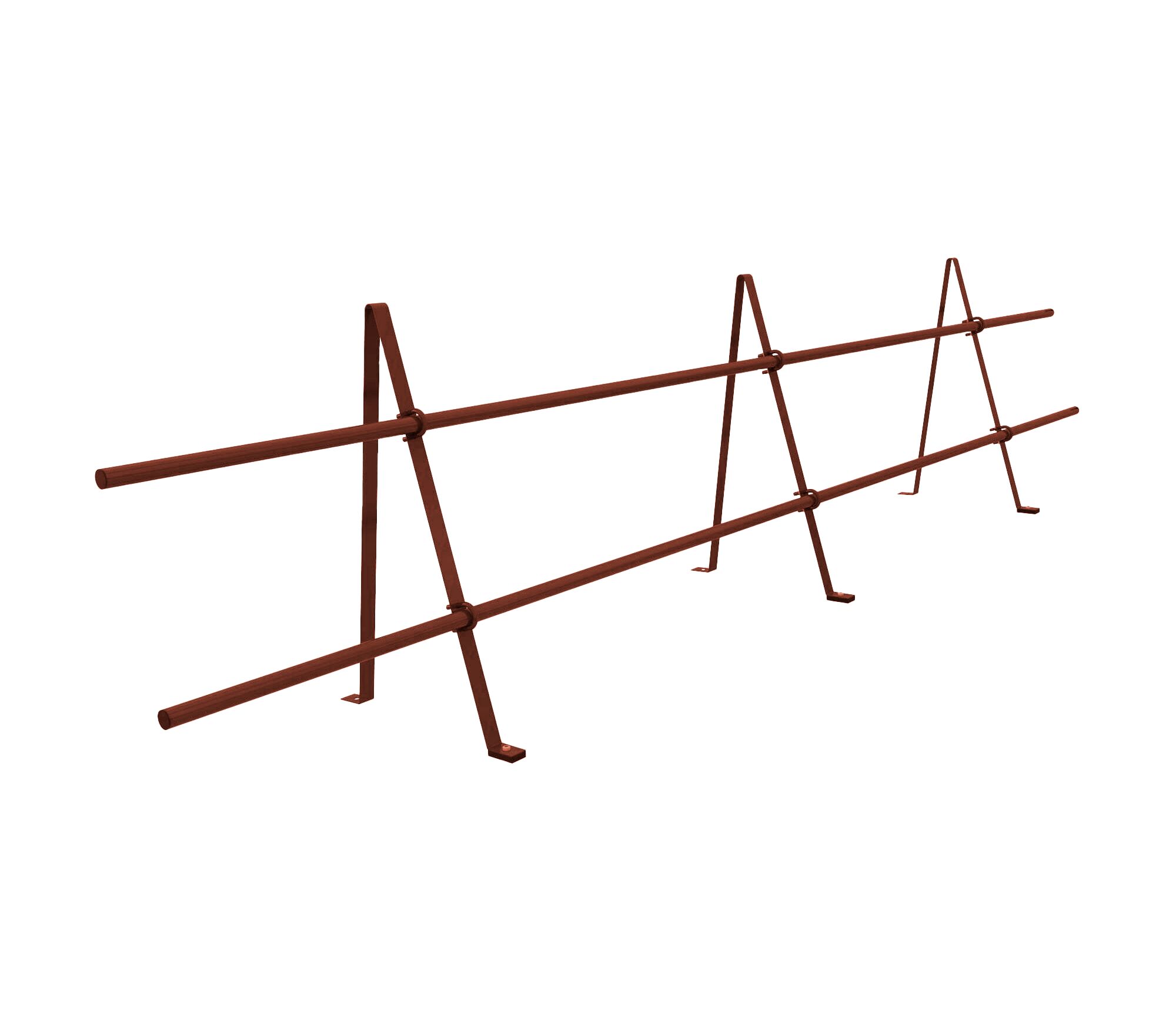 Ограждение Оптима для МЧ, ГЧ и профнастила h0.9м длина 3.0м оцинк. D-Bork купить в Санкт-Петербурге