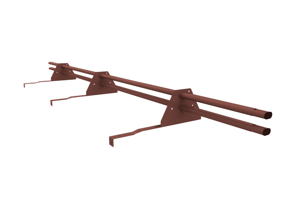 Снегозадержатель трубчатый для натуральной черепицы 45х25мм (4 оп) длина 3.0м оцинк. D-Bork купить в Санкт-Петербурге