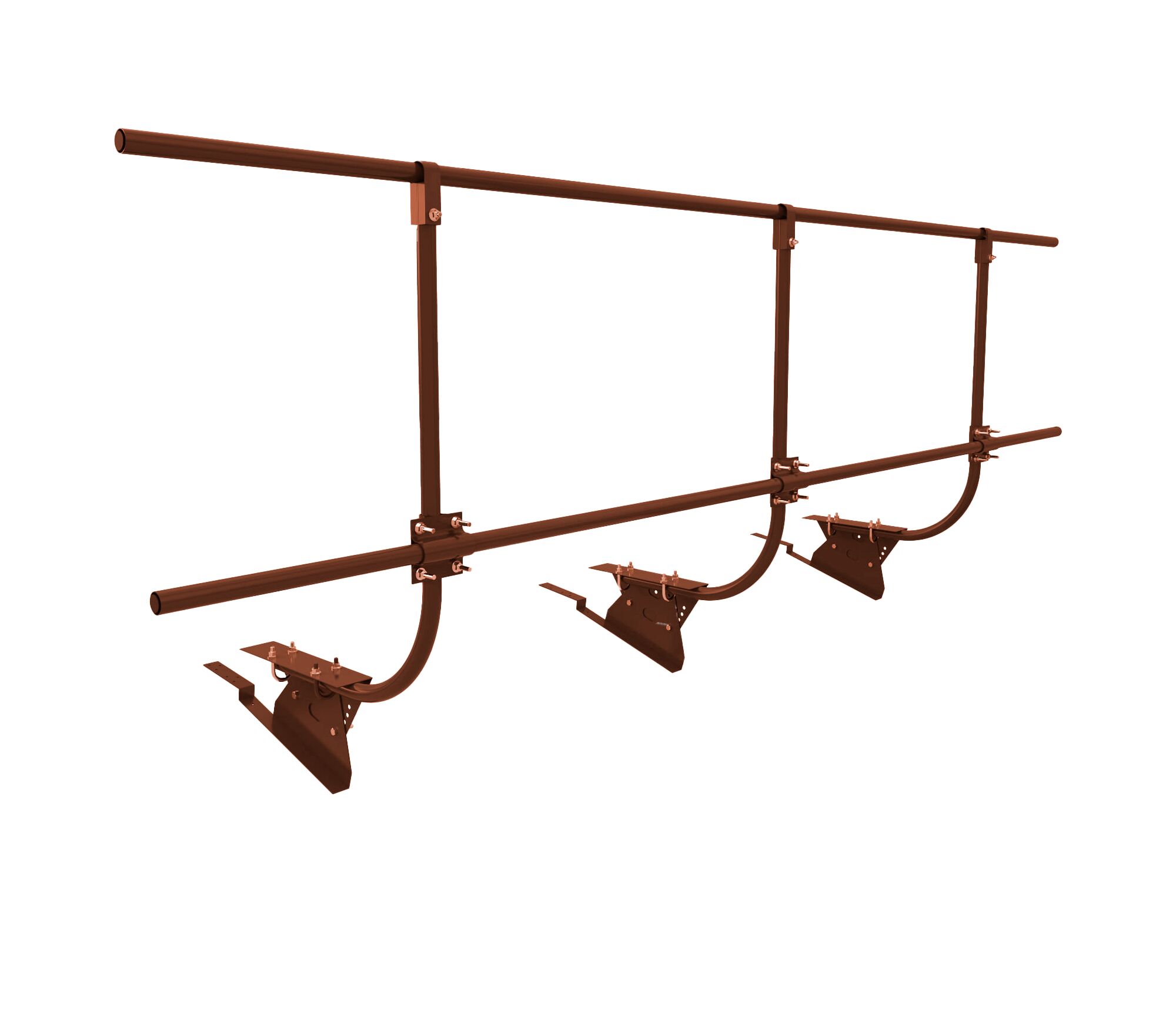 Ограждение для композитной черепицы h0.9м длина 3.0м  D-Bork купить в Санкт-Петербурге