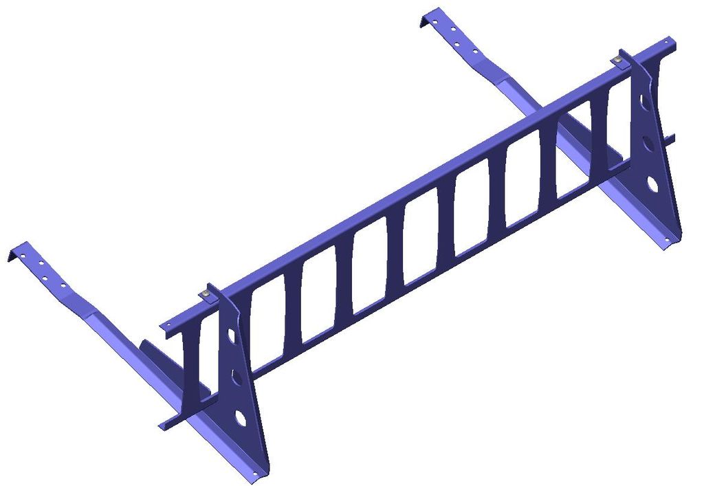 Снегозадержатель с решеткой цельнометаллической 2,5м комплект: 1 решетка цельнометаллическя, 4 опоры Royal купить в Санкт-Петербурге