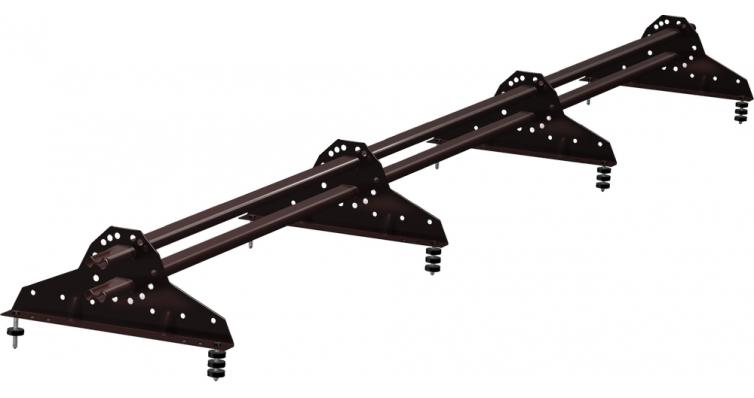 Снегозадержатель трубчатый  универсальный GrandLine 3.0м  для металлочерепицы и мягкой кровли купить в Санкт-Петербурге