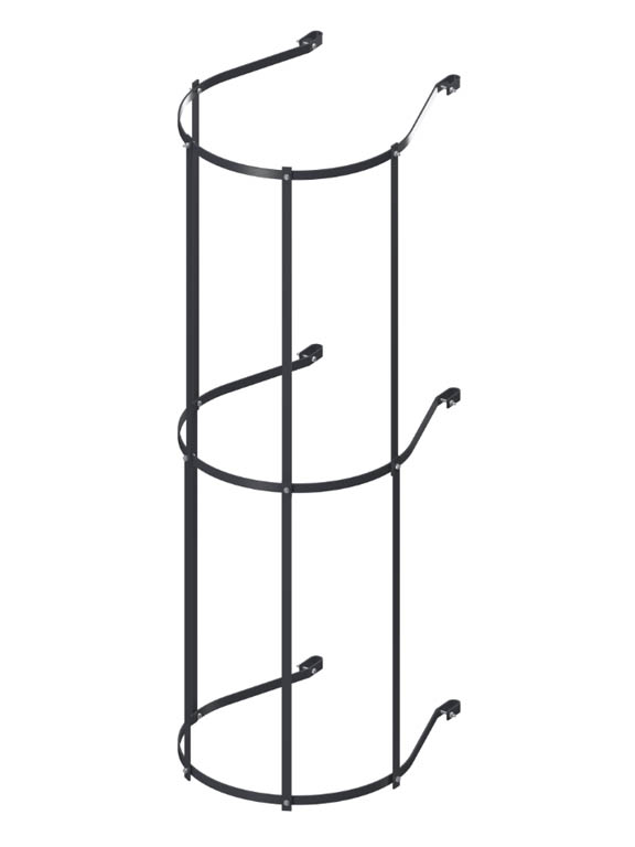 Защитное ограждение к пристенной лестнице 1,8 м купить в Санкт-Петербурге