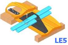 Трубчатый снегозадержатель 3.0м для композитной черепицы LE5 купить в Санкт-Петербурге