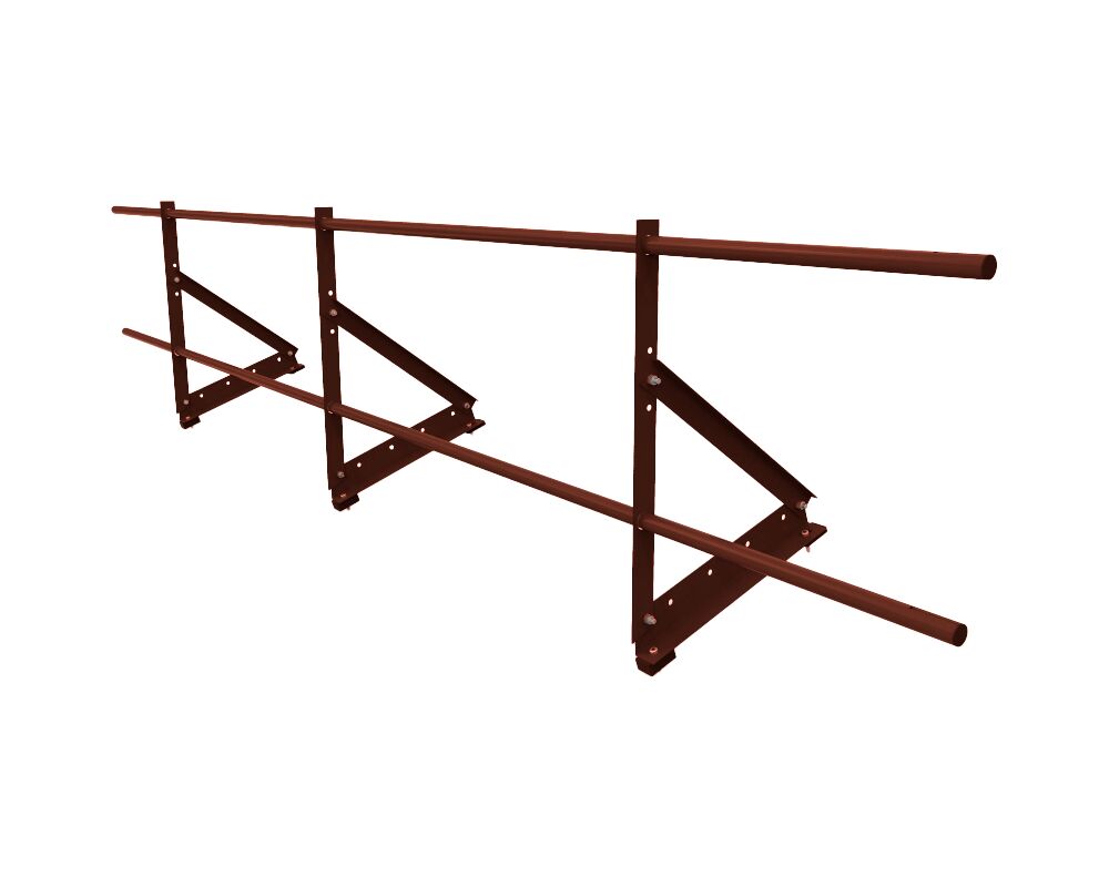 Ограждение для МЧ, ГЧ и профнастила h1.2м 3.0м оцинк. Русь Эконом купить в Санкт-Петербурге