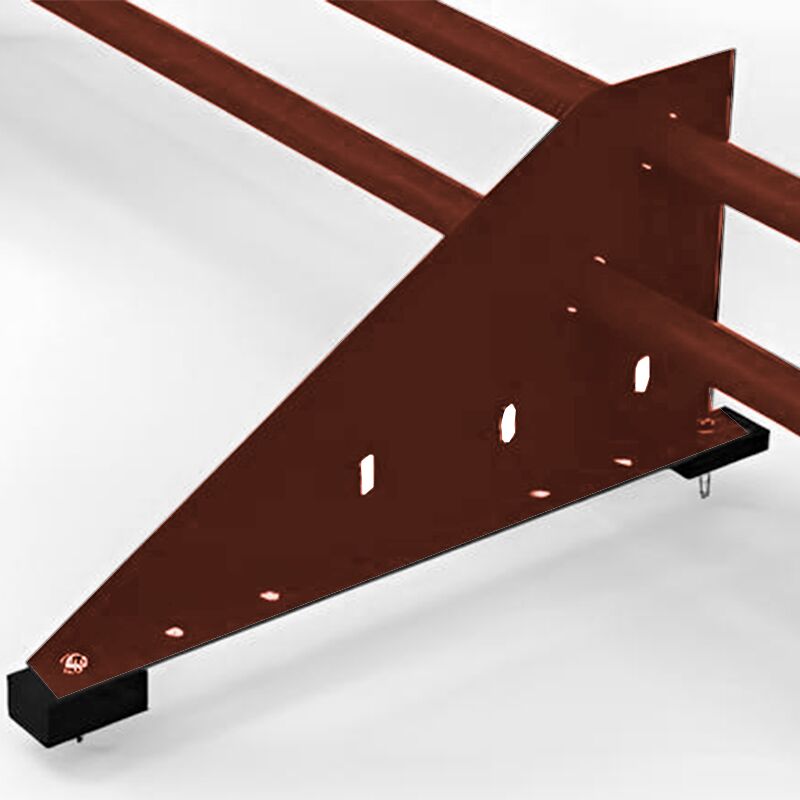 Опора треугольная для МЧ и мягкой кровли D25 неоцинк. Русь купить в Санкт-Петербурге